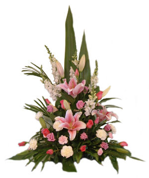 Mix Flowers Classic Basket